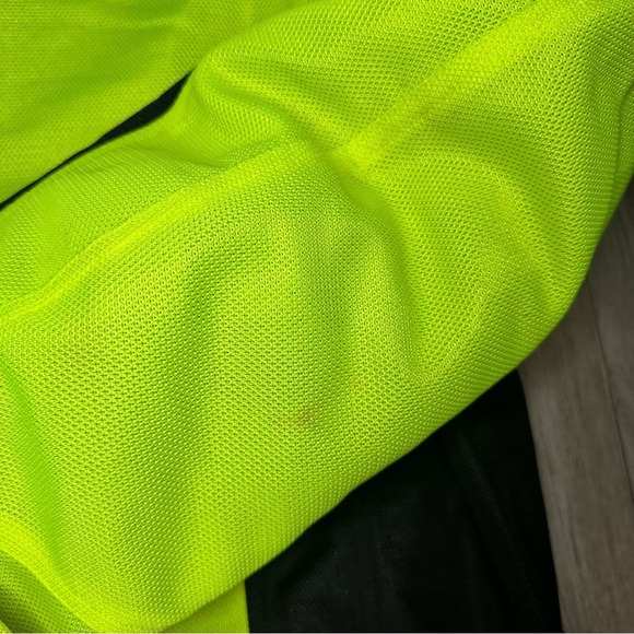 Firstgear Polyester Neon Green Mesh Utility Motorcycle Jacket - Picture 10 of 16